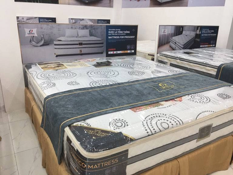 bảng giá tham khảo đệm lò xo Hanvico tại quầy