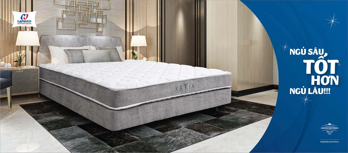 cận cảnh cấu tạo đệm lò xo túi Hanvico