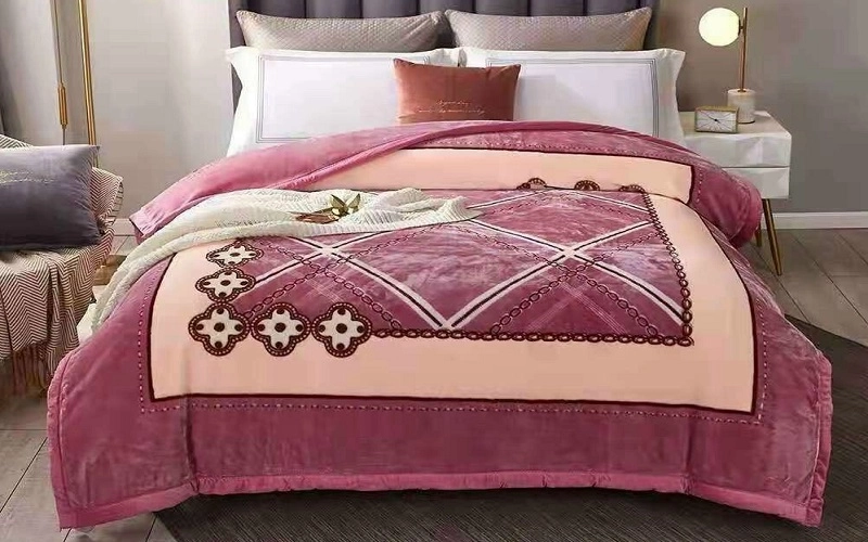 Cận cảnh đường may OEKO TEX trên chăn bông