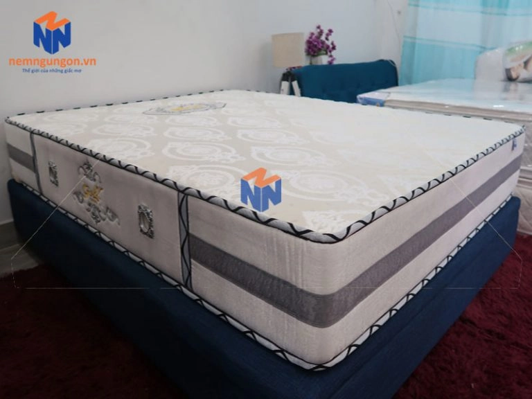 Cấu trúc lò xo túi và cao su Dunlopillo cắt lớp