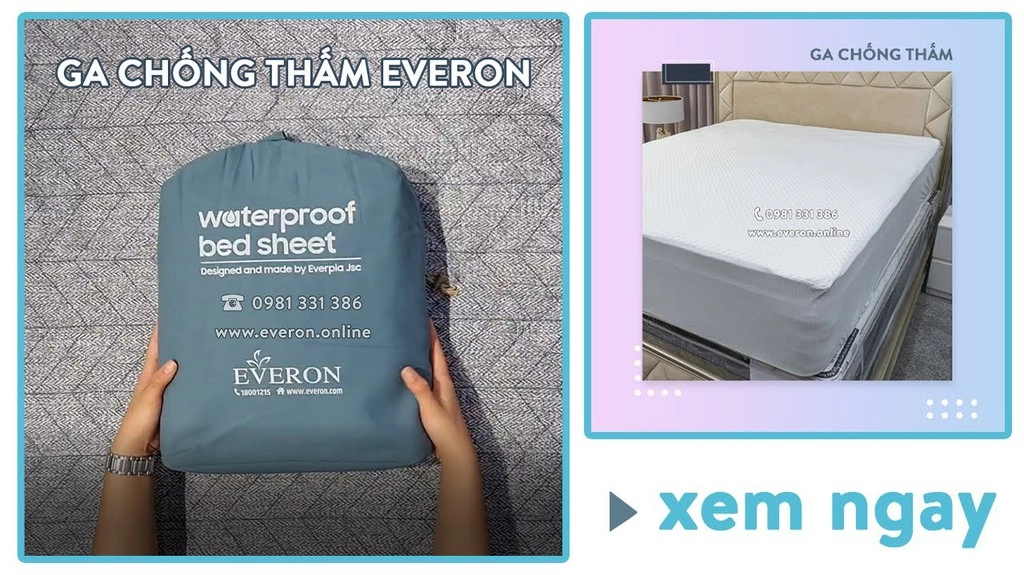 Khách xem chăn bông Everon Hanvico tại cửa hàng