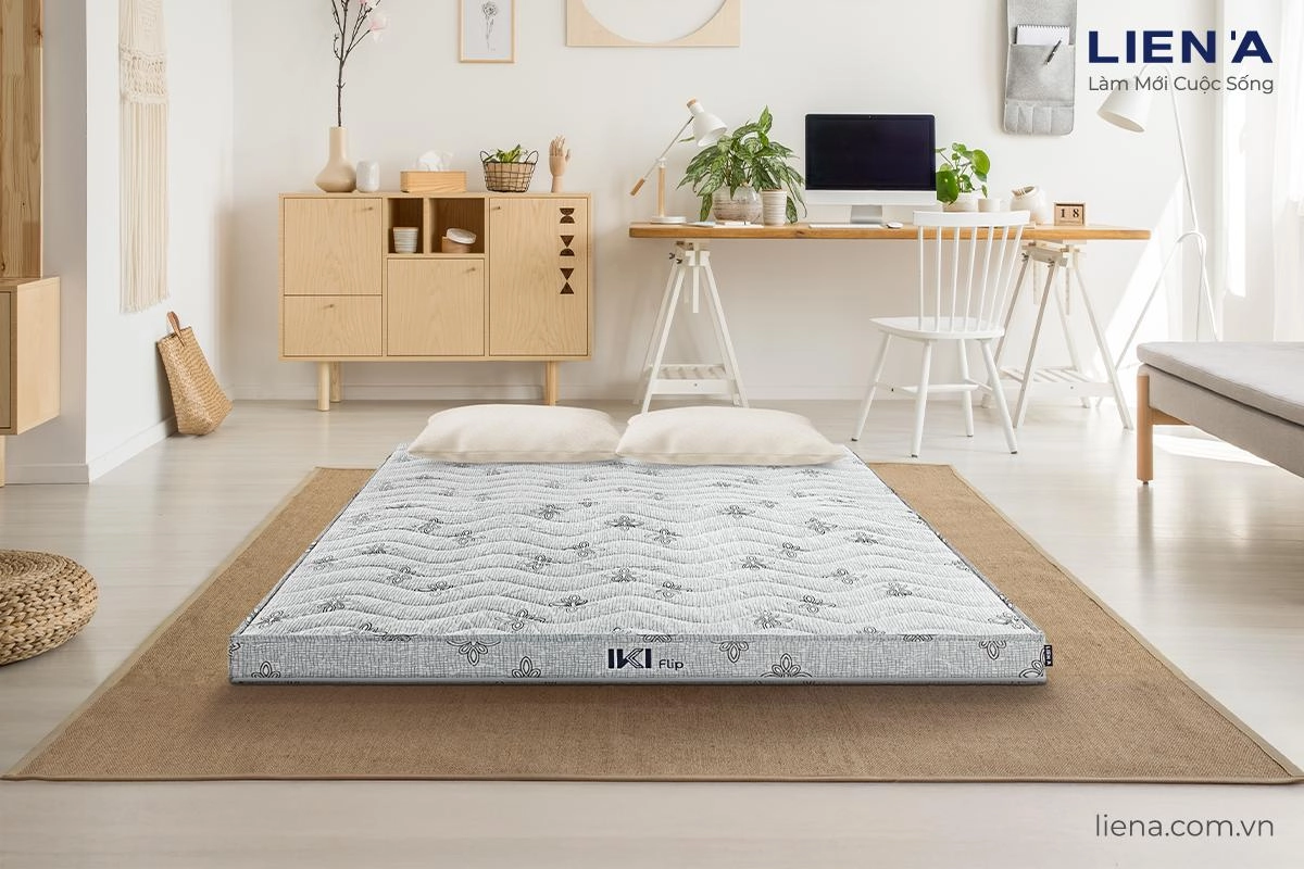 Nệm Liên Á 180x200x10 phù hợp phòng ngủ gia đình