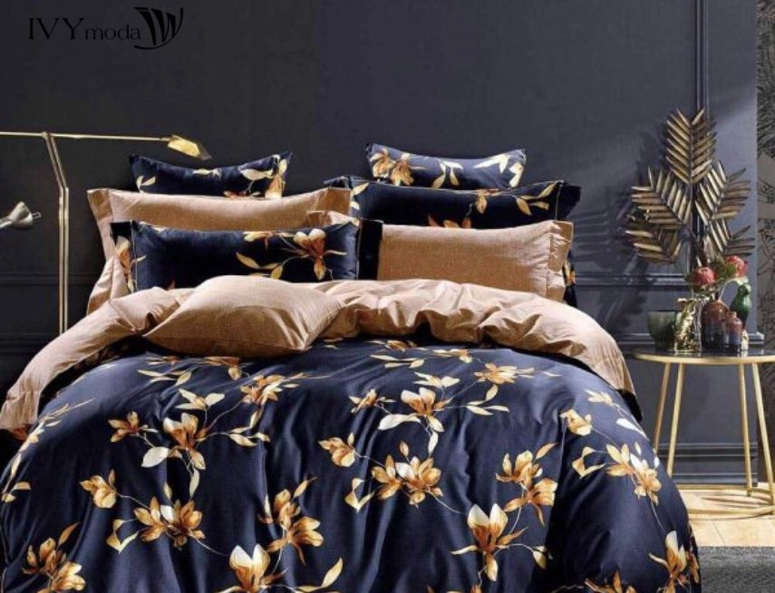 Soi kỹ vải cotton lụa satin Everon cao cấp