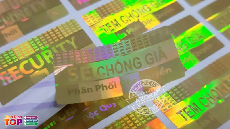 Tem chống giả Everon và hóa đơn tại cửa hàng