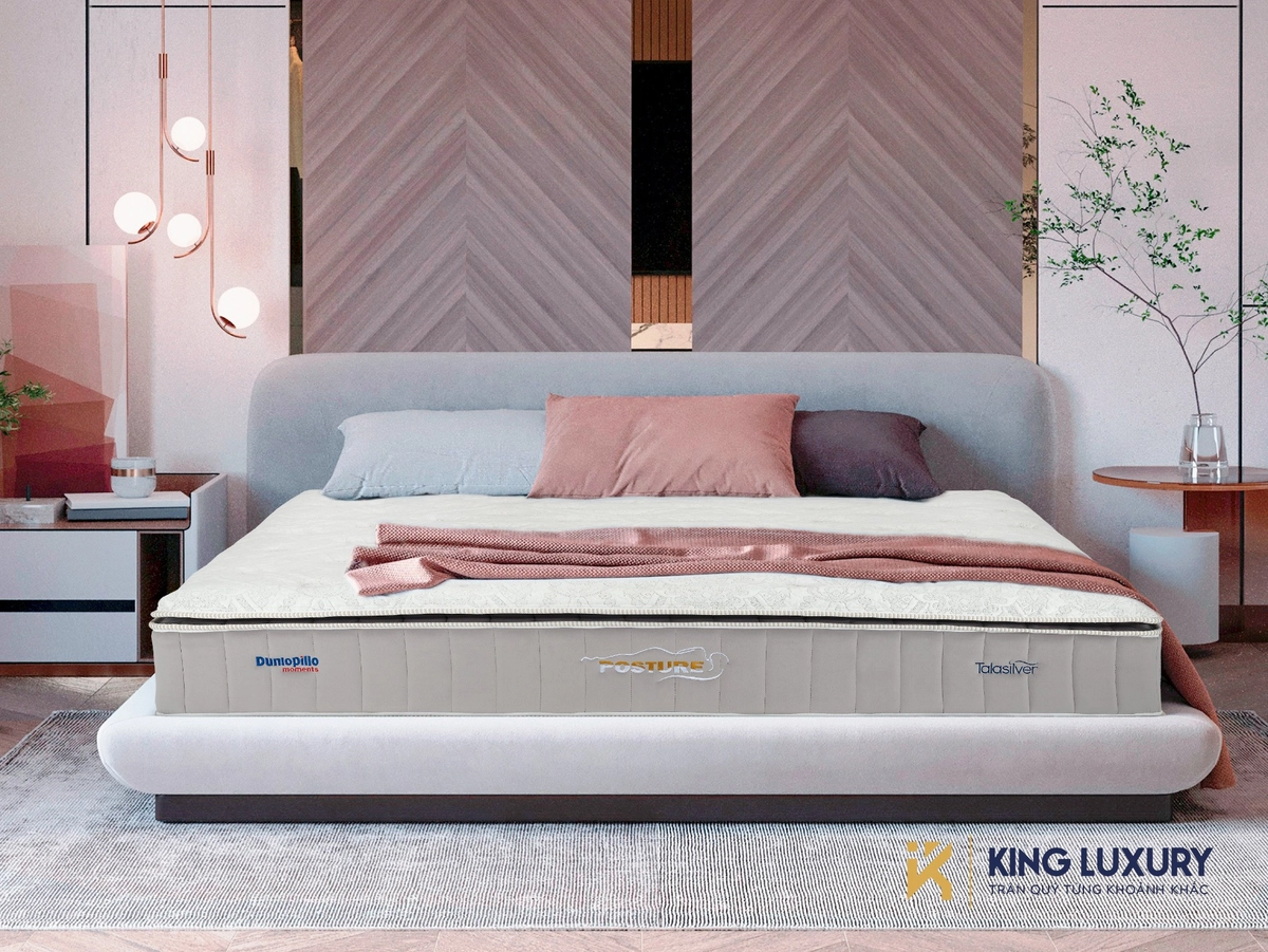 tìm kiếm giá nệm lò xo Dunlopillo trên laptop