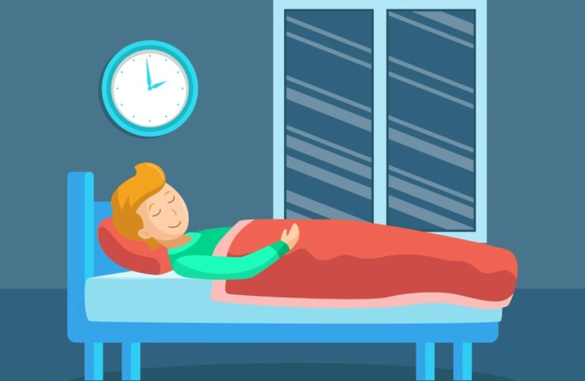 Tư thế ngủ trên đệm bông ép Everon đúng chuẩn