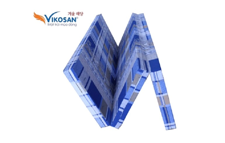 ba mẫu đệm Vikosan trưng bày trong showroom