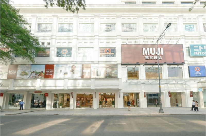 bảng checklist mua chăn tại cửa hàng Muji