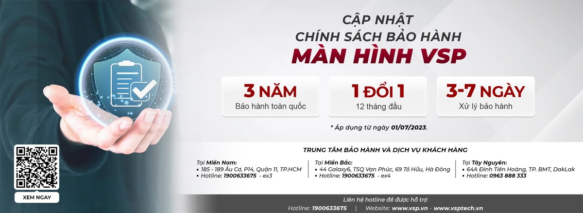 bảng giá và chính sách bảo hành minh bạch