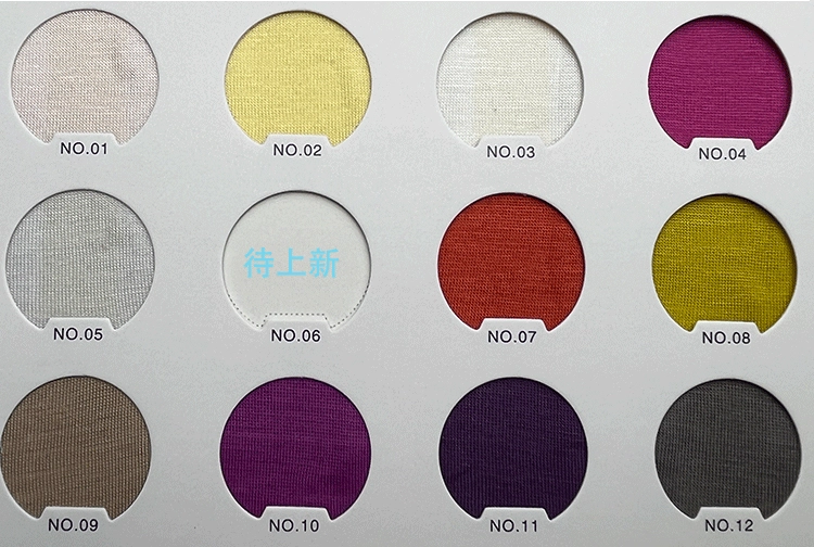 bảng mẫu sợi Lenzing Tencel và Bamboo