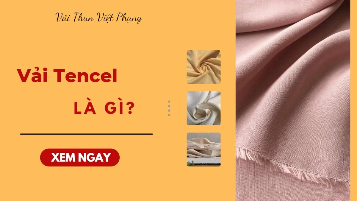 bảng màu vải Tencel đặt cạnh cotton và bamboo