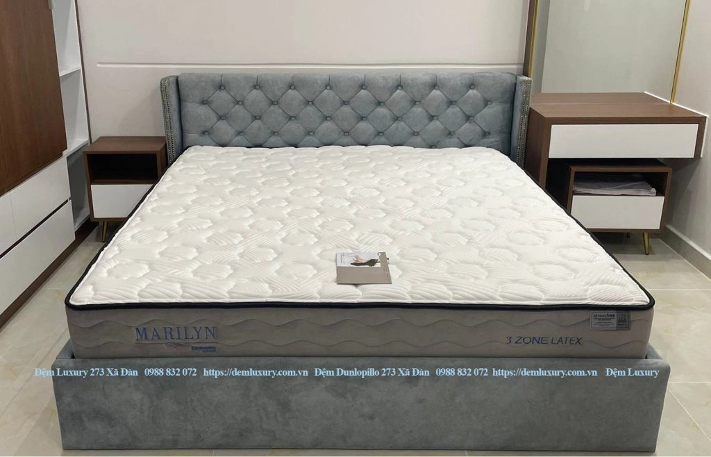 biểu đồ giá đệm lò xo theo phân khúc
