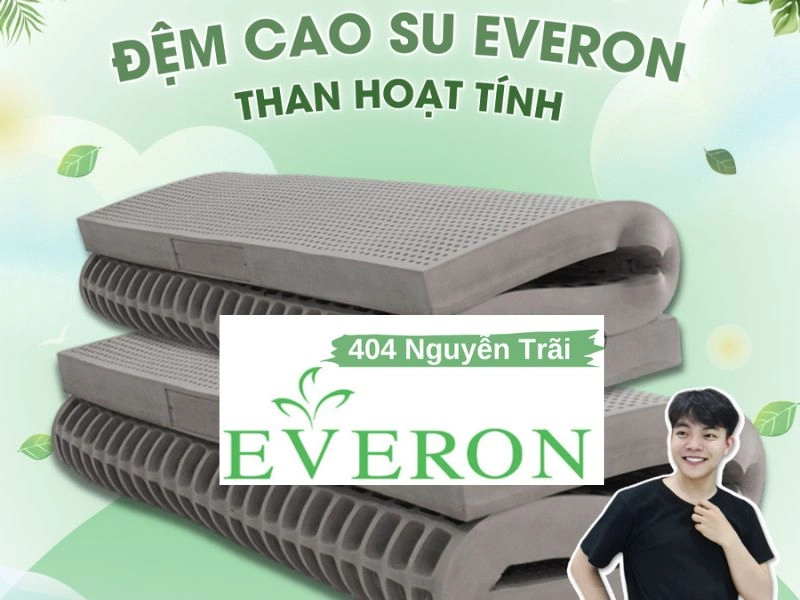 biểu đồ tuổi thọ các dòng đệm Everon phổ biến