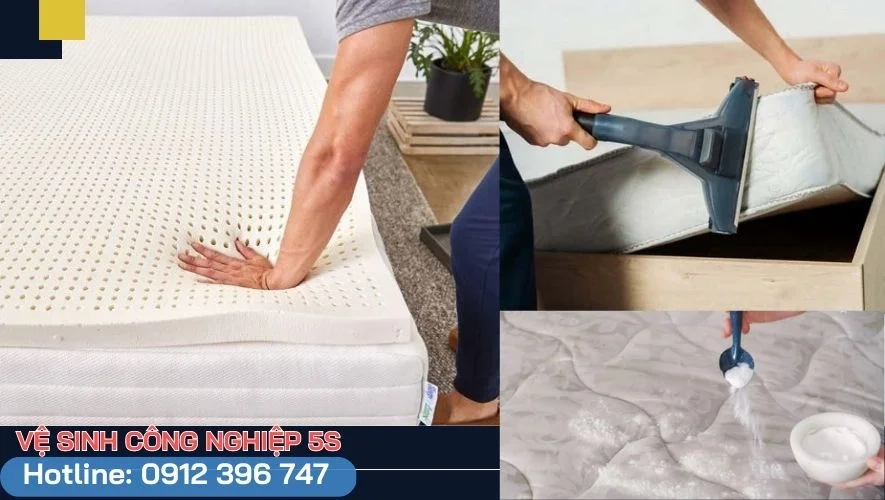 bộ dụng cụ làm sạch nệm Kim Đan tại nhà