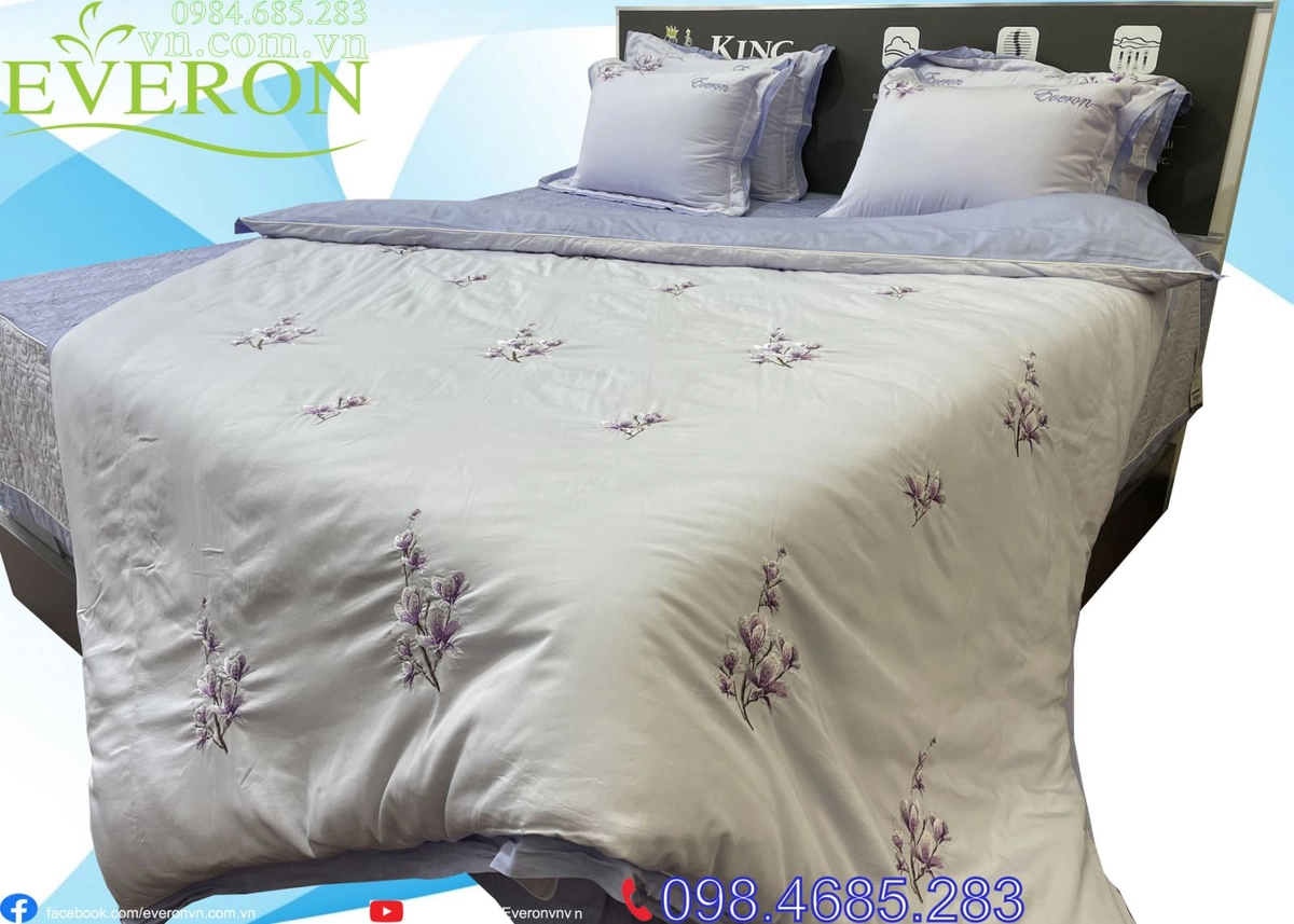 Bộ Everon 2021 phối màu pastel trong phòng ngủ