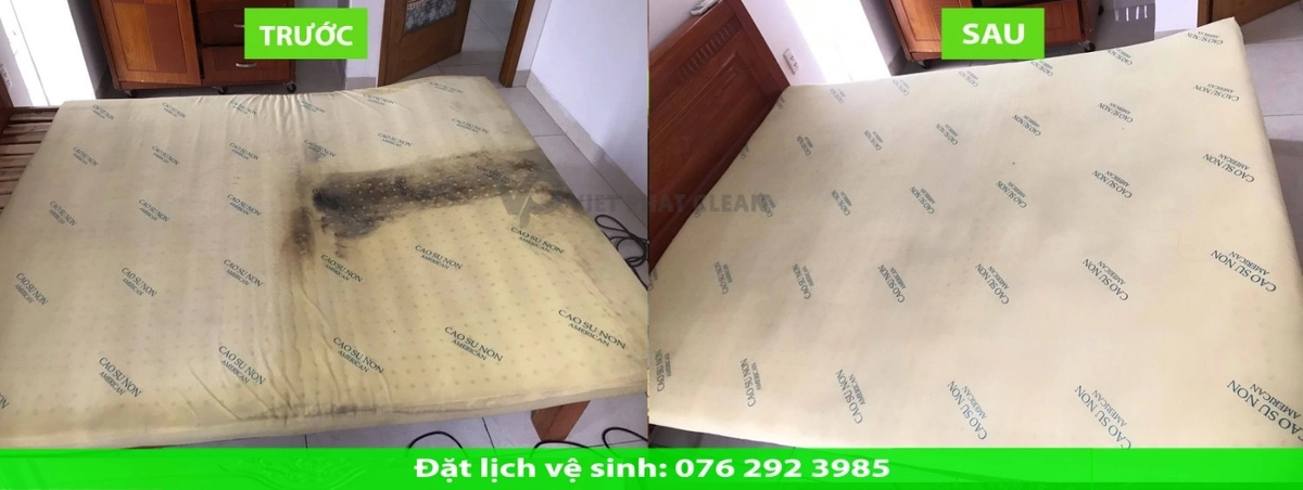 Bụi mịn bám trên bề mặt nệm lò xo