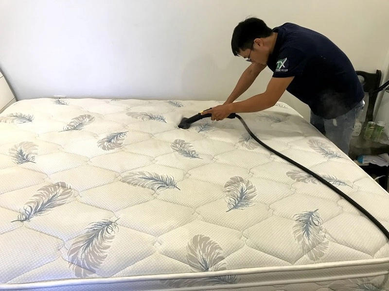 các bước vệ sinh nệm Kim Đan hàng tuần