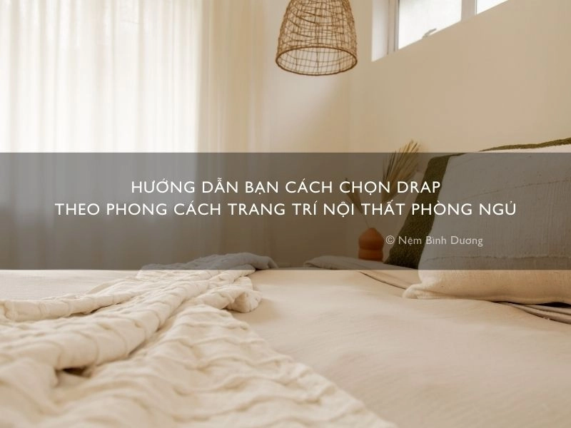 Các dòng nệm Tatana bày trí trong phòng ngủ