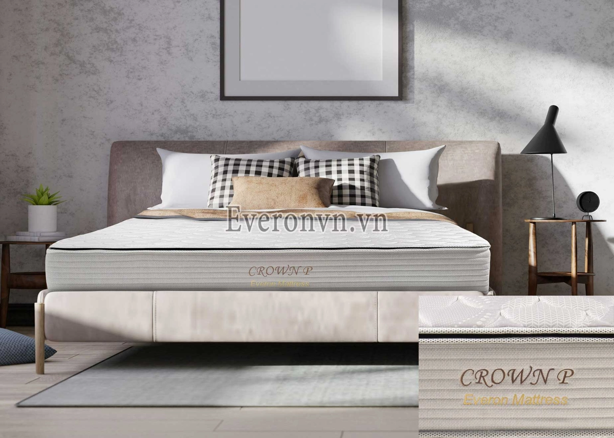 cắt lớp cấu trúc đệm lò xo Everon minh họa