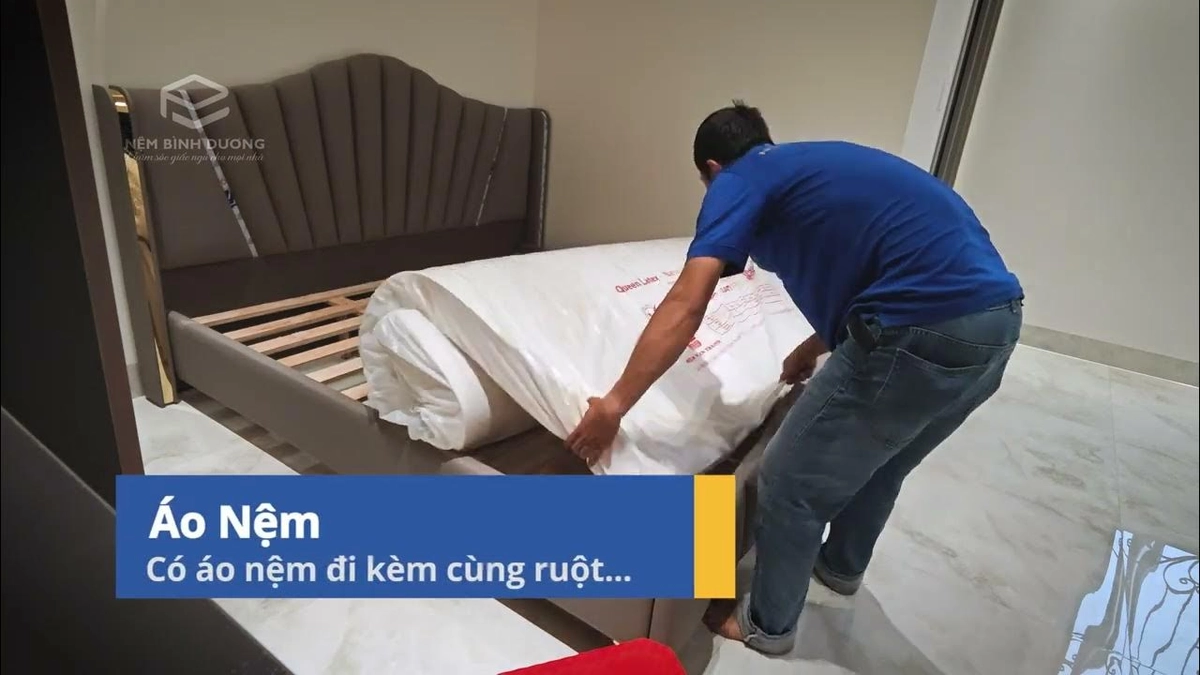 Cấu trúc nệm Vạn Thành 10cm cắt lớp ngang