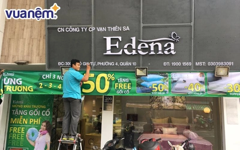 checklist mua chăn ga Edena tiết kiệm thông minh