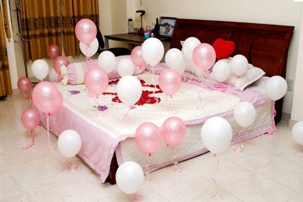 chuẩn bị phòng tân hôn gọn gàng trong 2 ngày