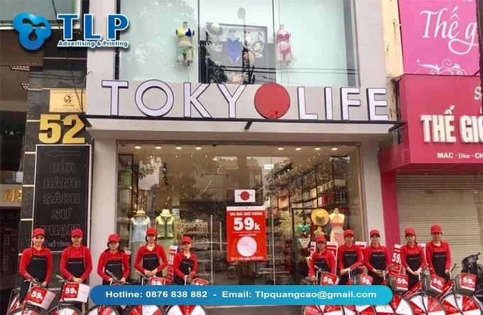 cửa hàng Tokyolife trưng bày đệm điện chính hãng
