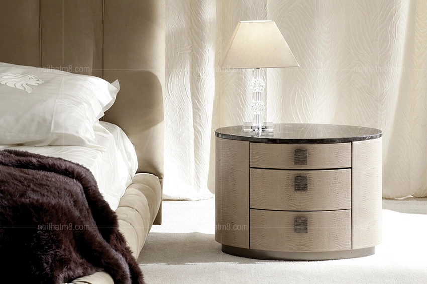 đầu giường bọc nỉ phong cách Bắc Âu IKEA