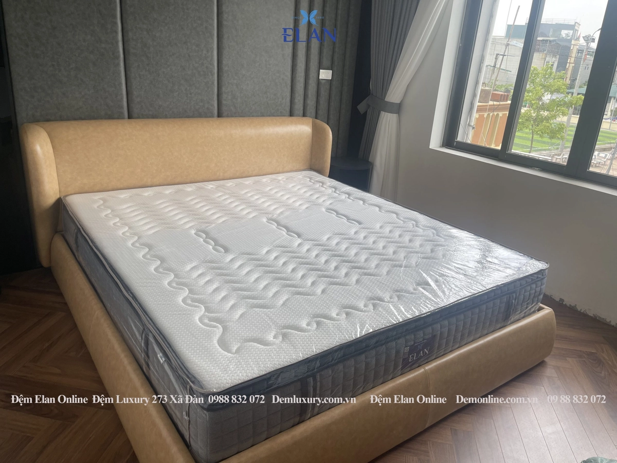 Đệm Kymdan đặt cạnh foam và lò xo