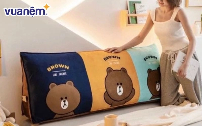 đọc sách tựa đầu giường Dunlopillo góc nghiêng thoải mái