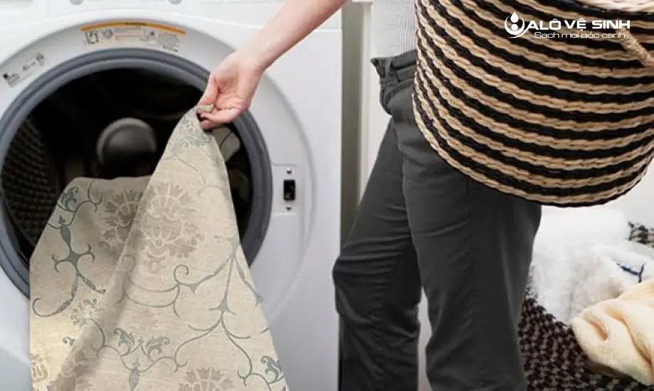giặt áo đệm Everhome bằng máy giặt gia đình