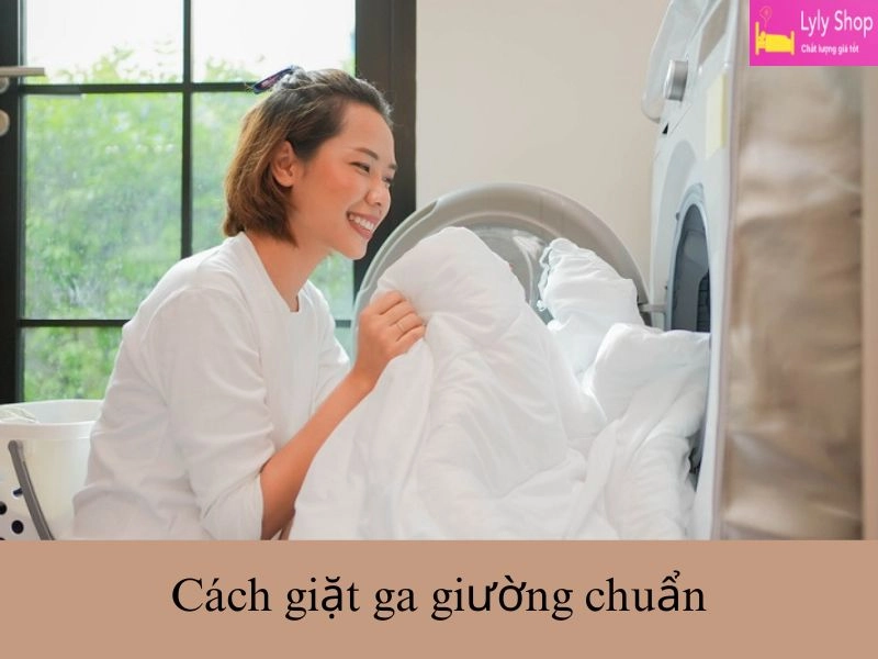 giặt ga Everon nước ấm nhẹ phơi thoáng