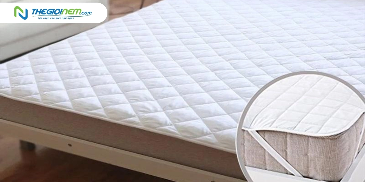 giặt máy tấm bảo vệ nệm ở 40 độ