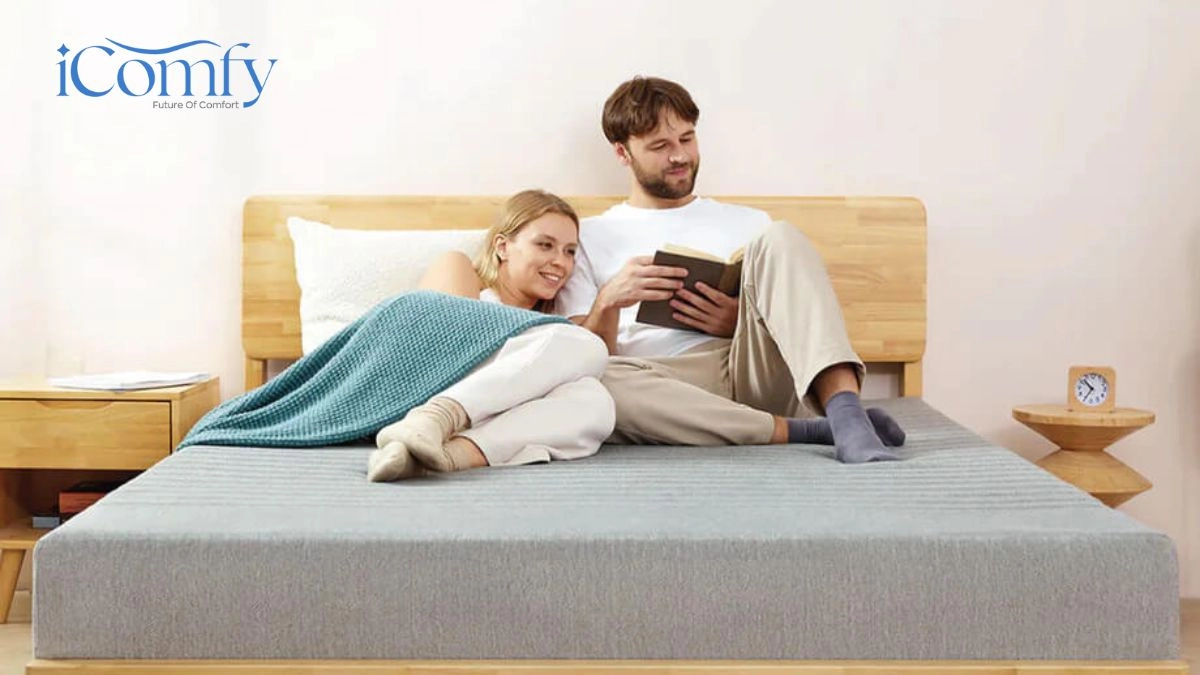 khách thử nệm Kymdan nhiều độ dày khác nhau