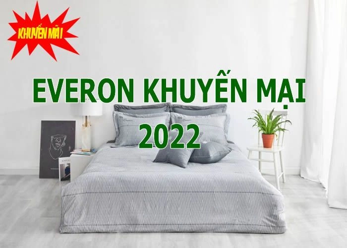 khuyến mãi đệm Everon dịp cuối năm hấp dẫn