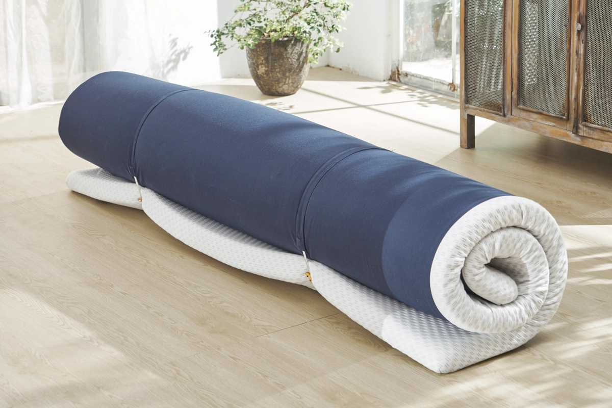 mở hộp nệm foam Aeroflow Standard cuộn nén