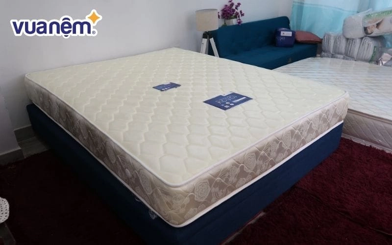 Nệm Vạn Thành 180x200 phối nội thất tối giản