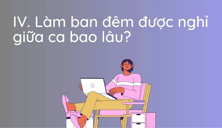 nhân viên ca đêm nghỉ ngắn trên đệm văn phòng