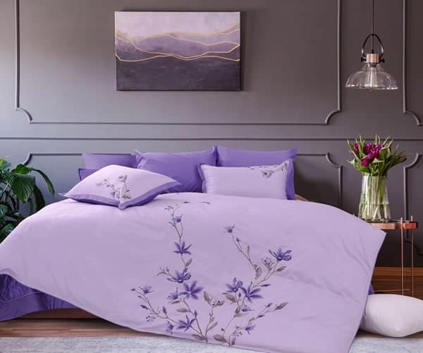 Phối màu chăn ga gối đệm đẹp hiện đại