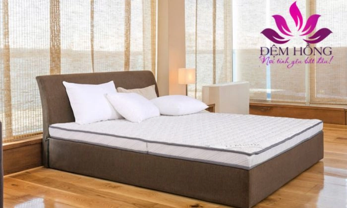 so sánh đệm Everon và thương hiệu đối thủ trưng bày