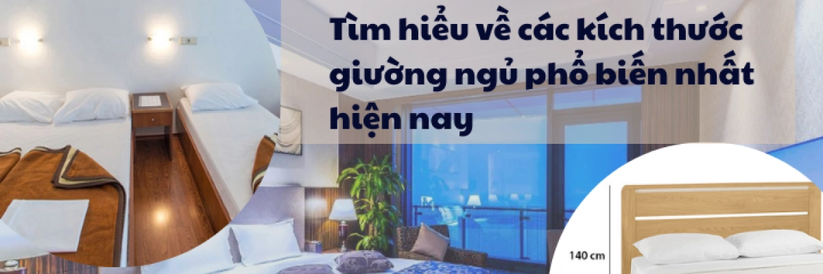 so sánh kích thước giường Việt phổ biến