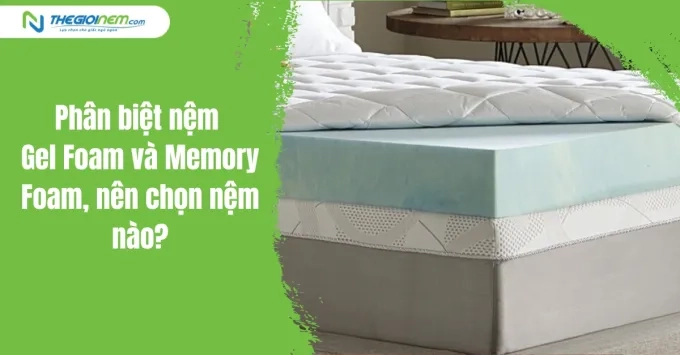 So sánh Vibe gel memory foam với nệm lò xo hiện đại