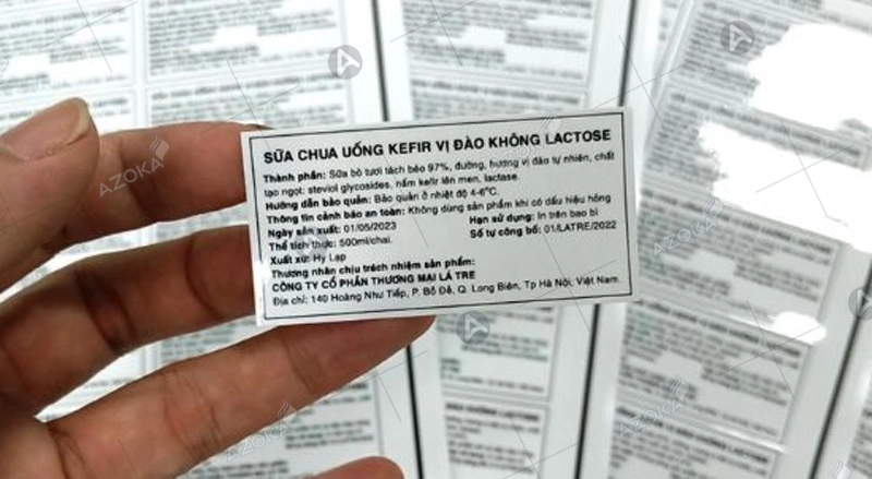 Tem nhãn và mã xác thực trên chăn Everon