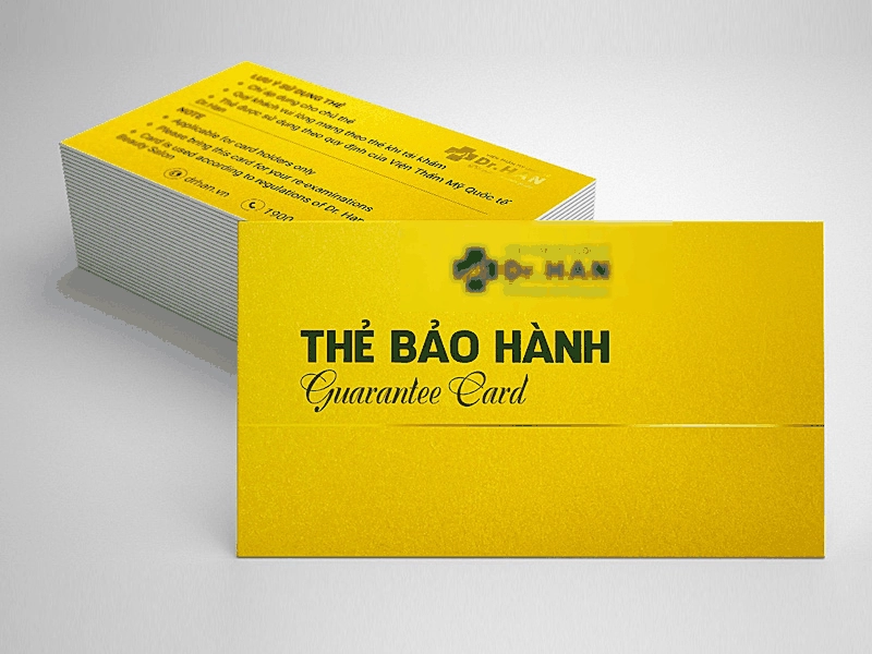 thẻ bảo hành Elan và hướng dẫn sử dụng