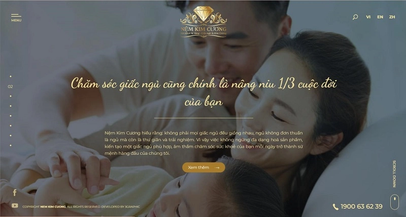 Thương hiệu Kim Cương và cam kết chất lượng nệm