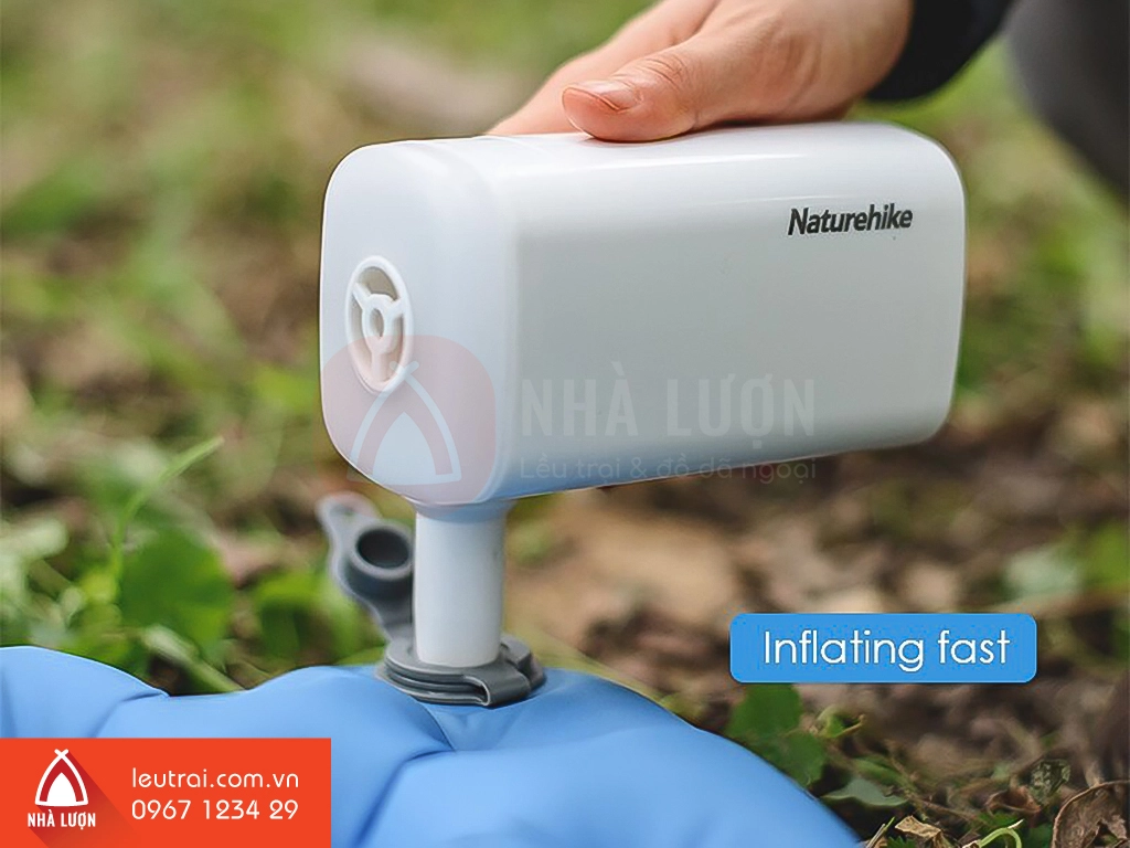 Van một chiều và túi bơm Naturehike kèm theo
