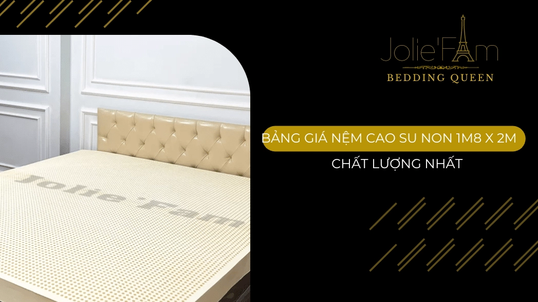 bảng giá nệm cao su non Trung Sơn cập nhật