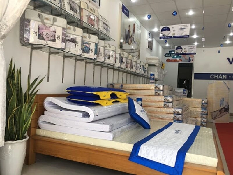 bảng giá tại cửa hàng Nệm Thuần Việt