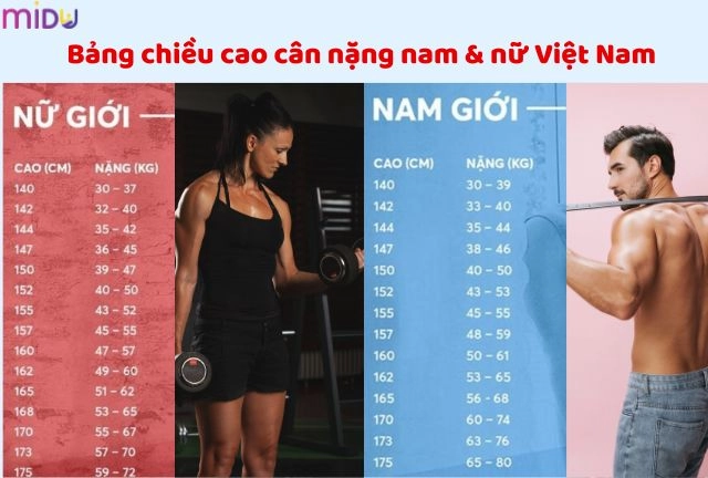 Bảng gợi ý nệm theo cân nặng và tư thế