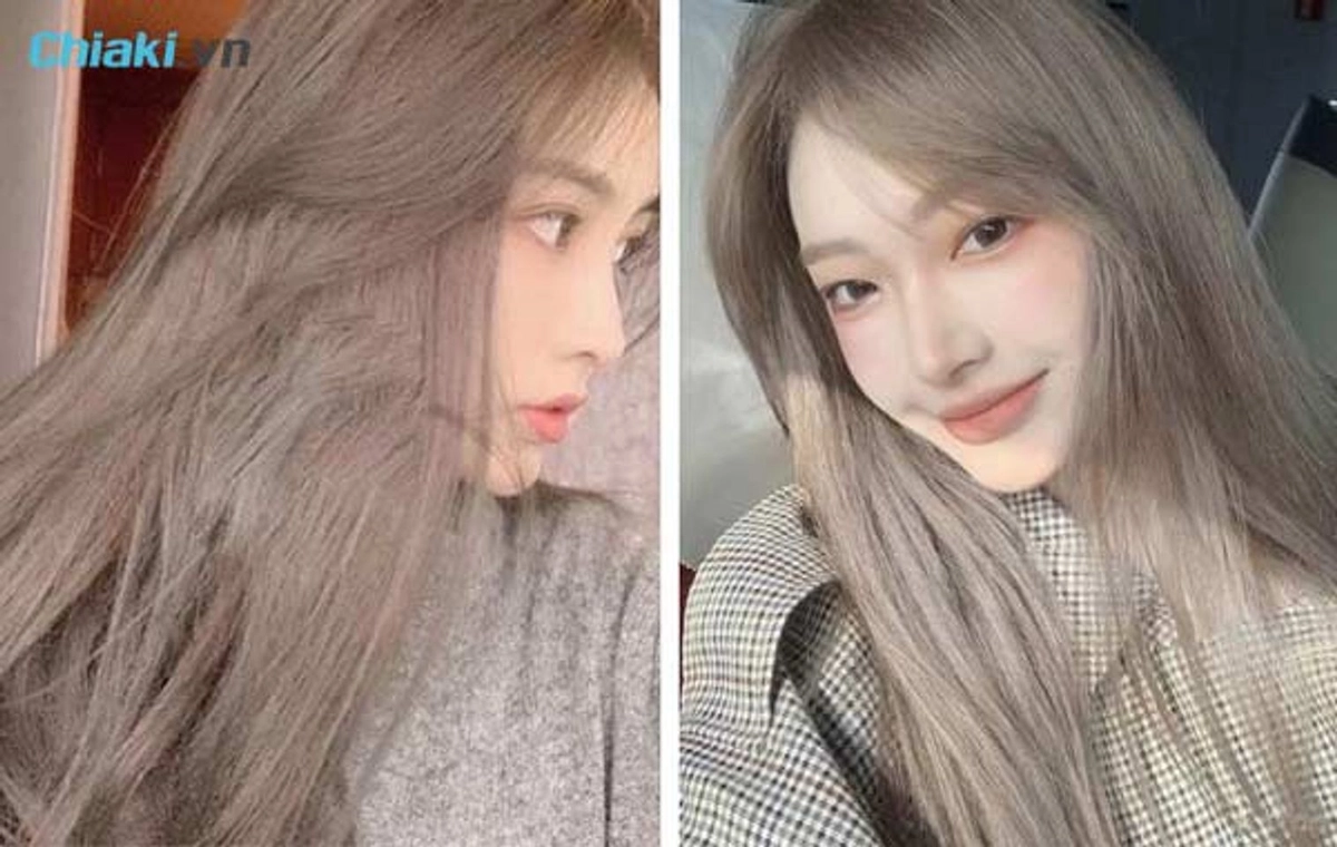 bảng màu be xám xanh trà của Akemi